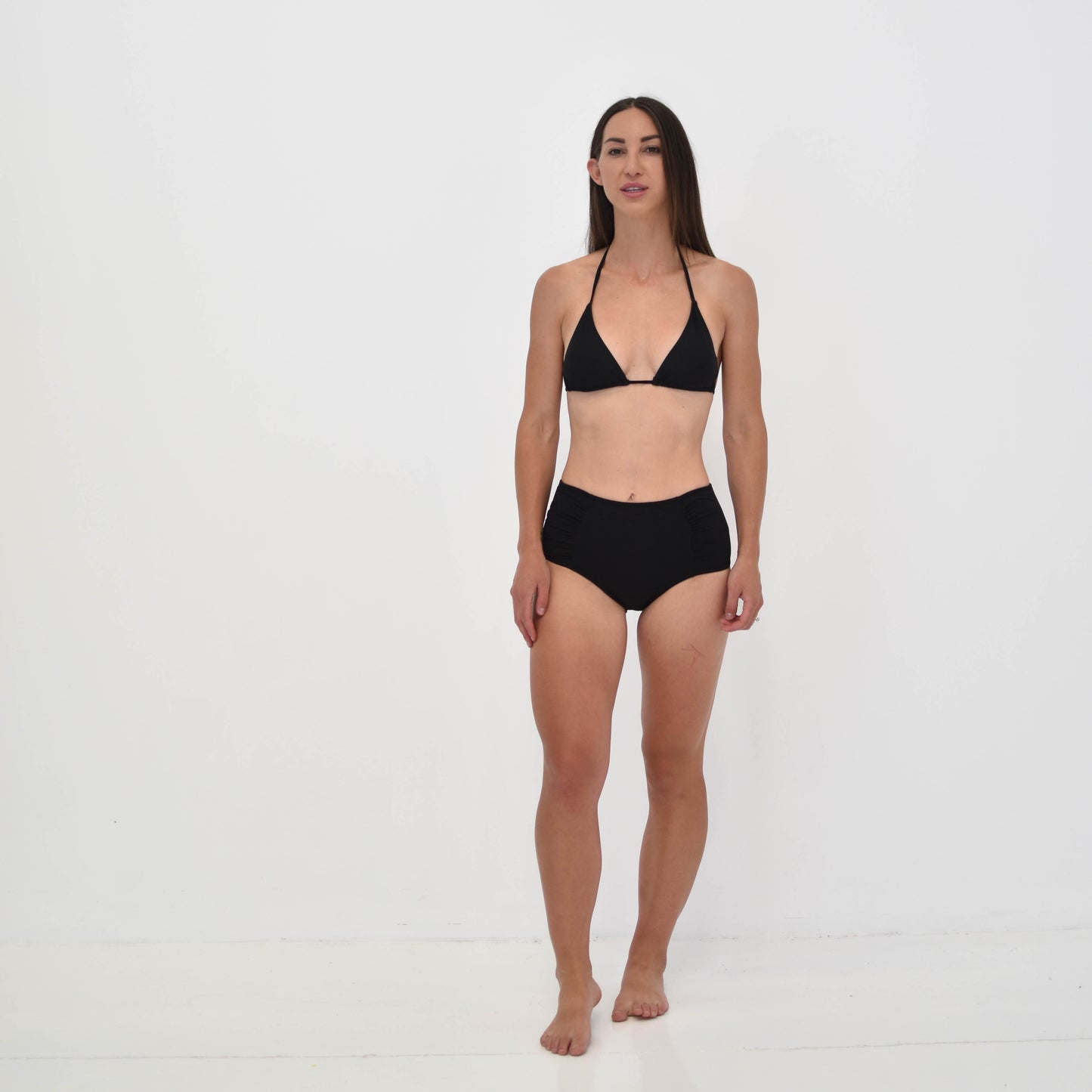 The Akira Ruched High Waist Brief - Period Proof